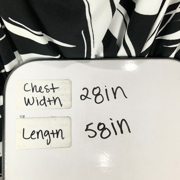 Last Tango Palm Leaf Print Maxi Dress Size M Strapless Poly Spandex Boho NWT - Picture 10 of 10